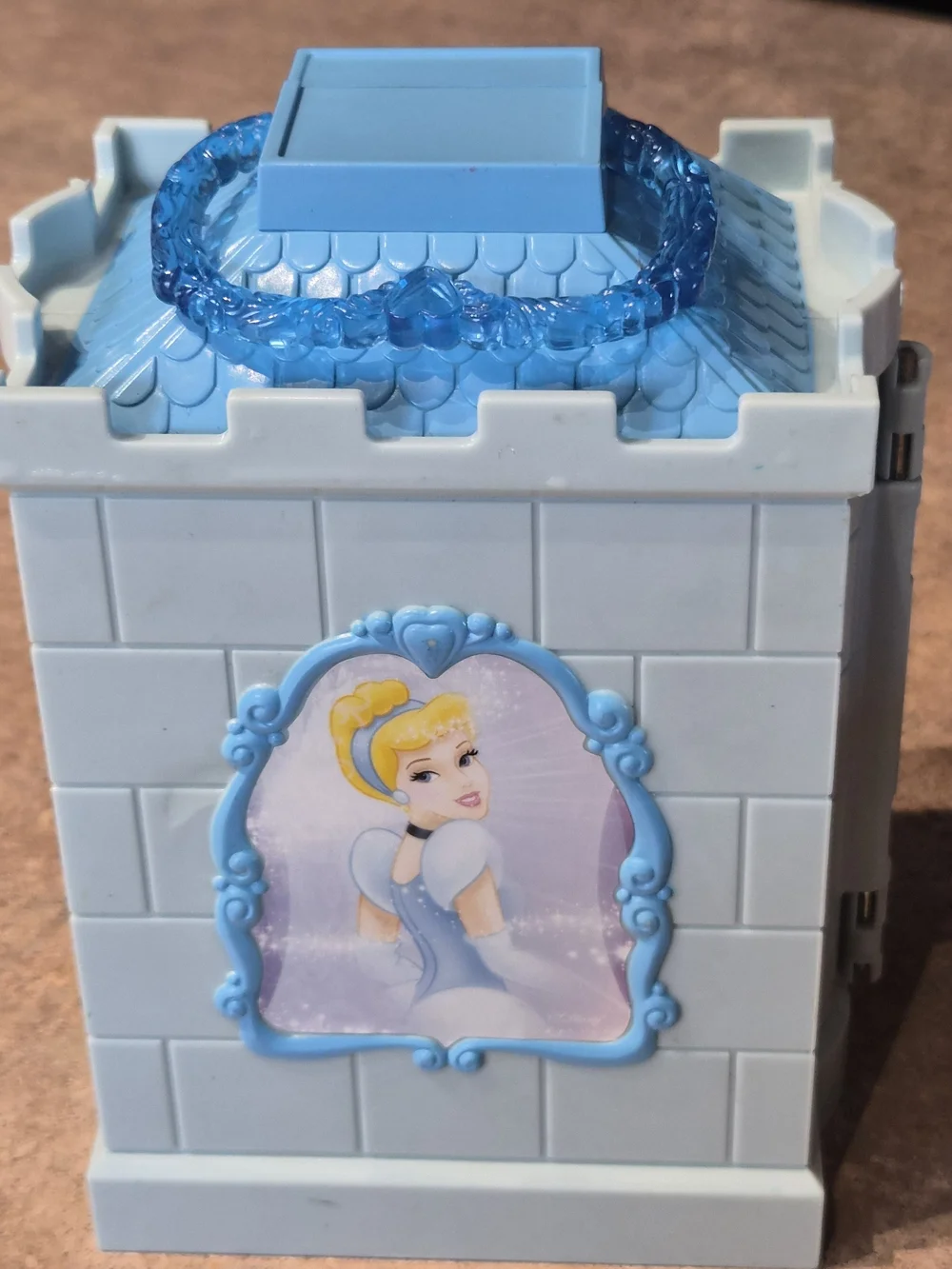 Disney Cinderella Light Blue Mini Wardrobe Play Set with Doll and Dress
